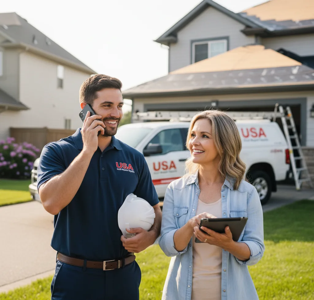 USA Roof Repair Experts customer support in Wellsburg